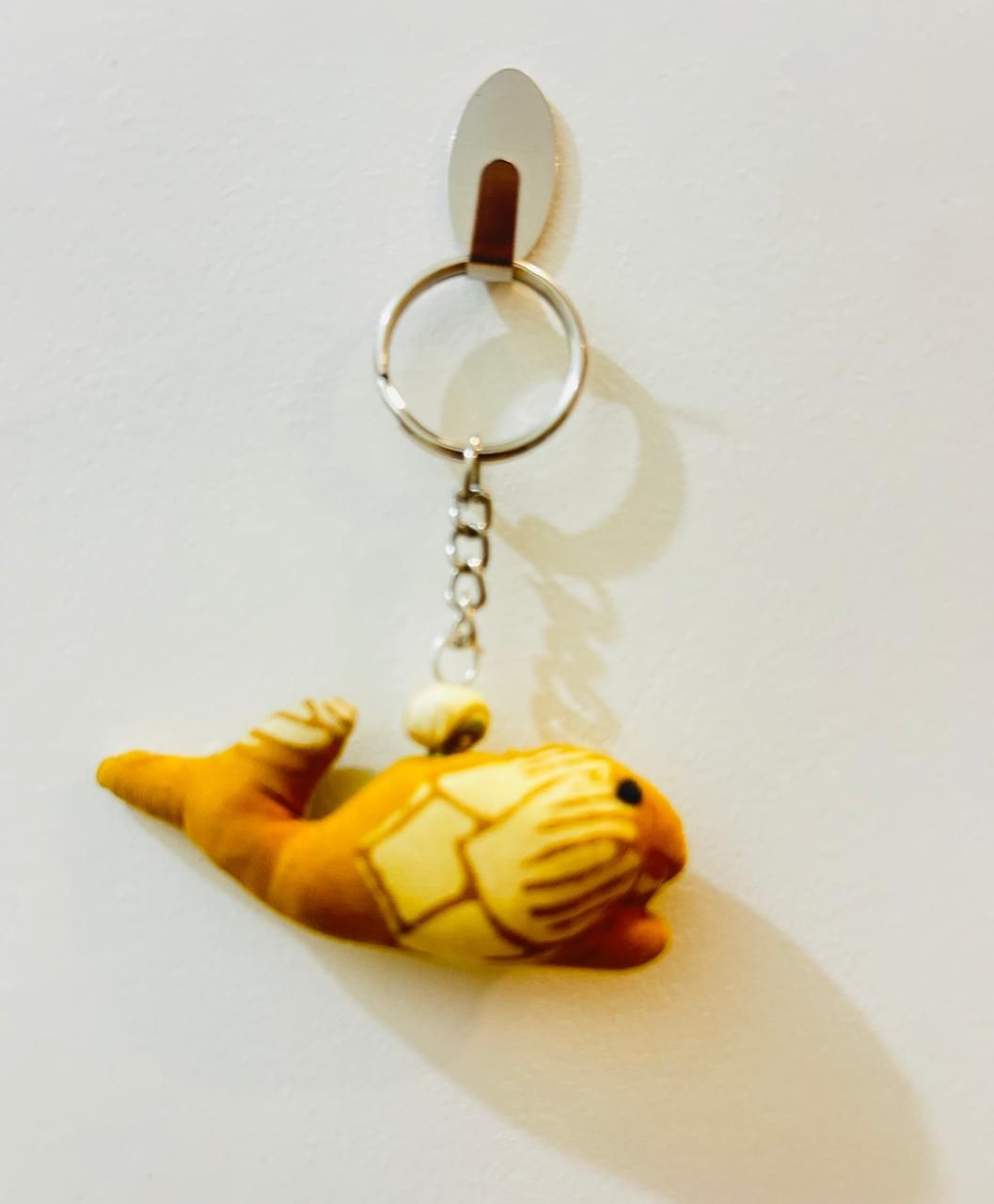 Dolphin Fabric Keychain – Upcycled | Swizuka